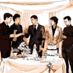 結婚式用の革靴