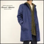 MANUAL ALPHABET（マニュアルアルファベット） INDIGO GABERDINE SHT COAT（インディゴバーバリーシャツコート）