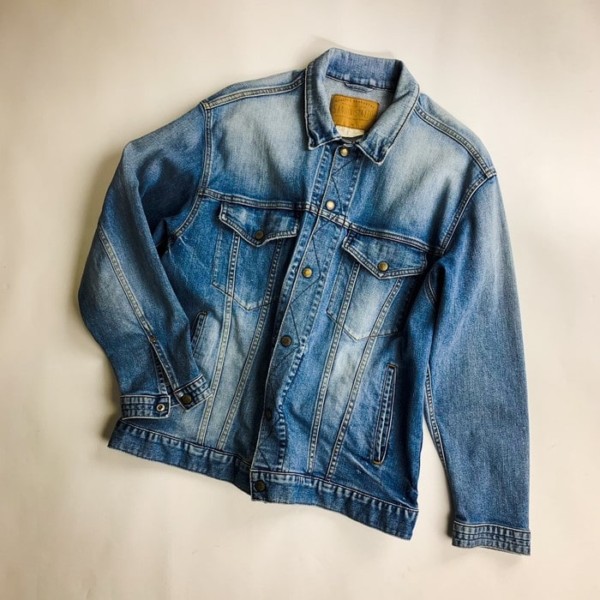 SANDINISTA（サンディニスタ） B.C.Stretch Damaged Denim Jacket Easy